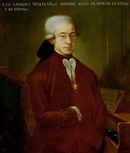 Wolfgang Amadeus Mozartin (1756-91) muotokuva vuoden 1770 jälkeen